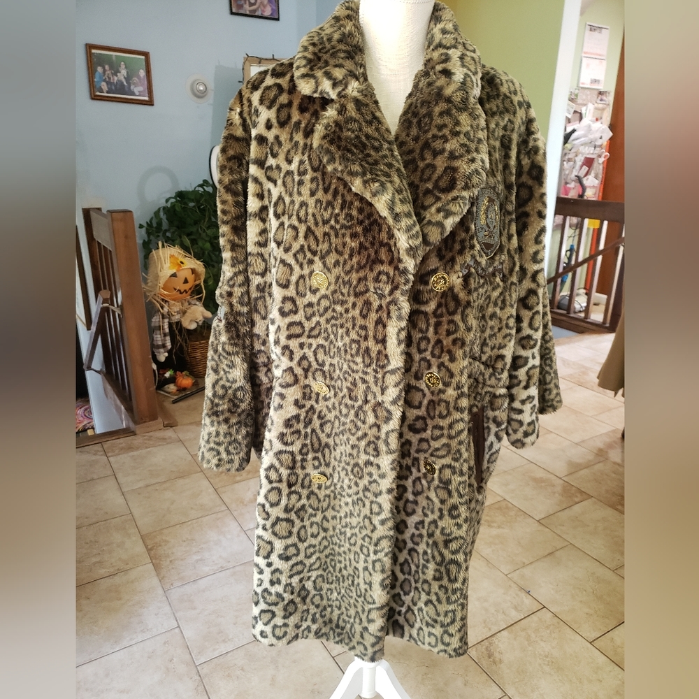 Vintage Valenza po sports faux fur jacket